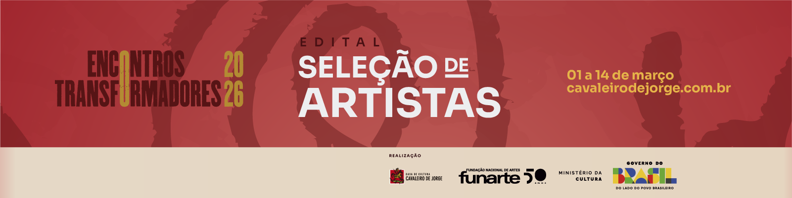 Edital Seleção de Artistas 2026